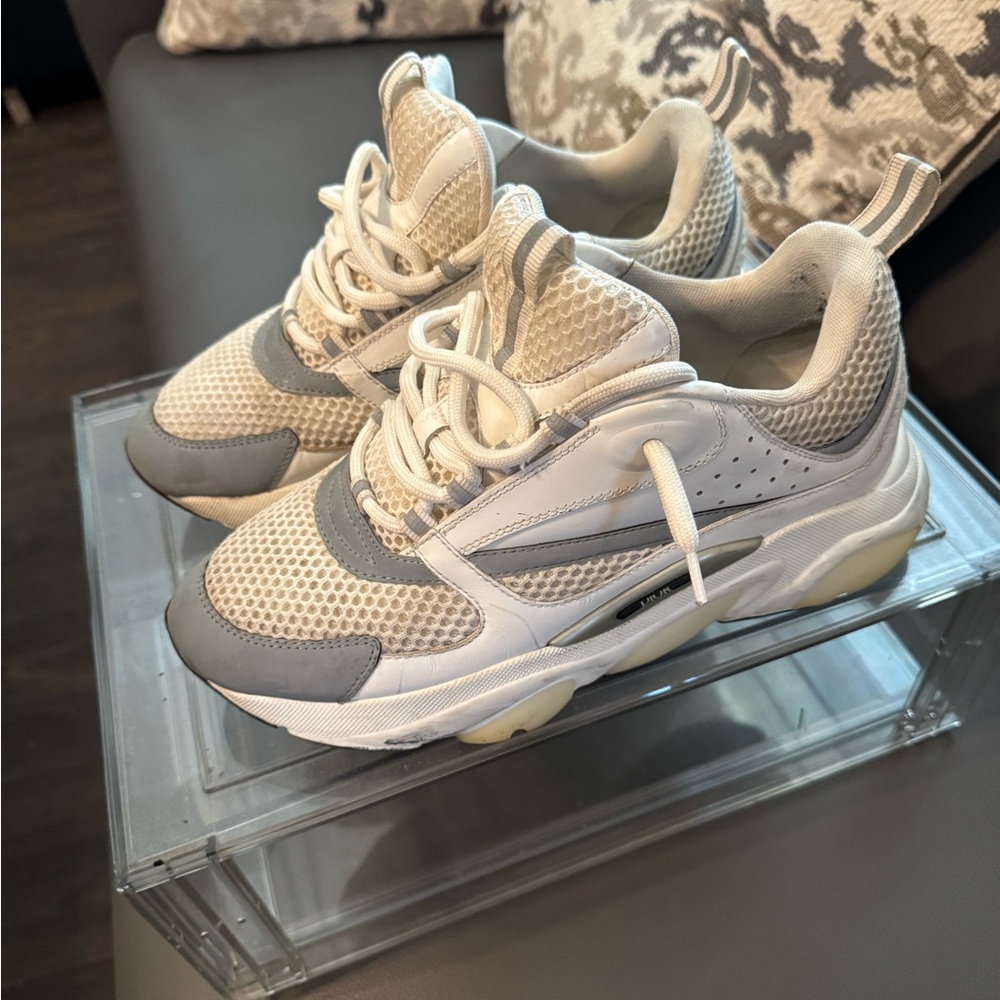 Dior B22 White and Gray Sneakers